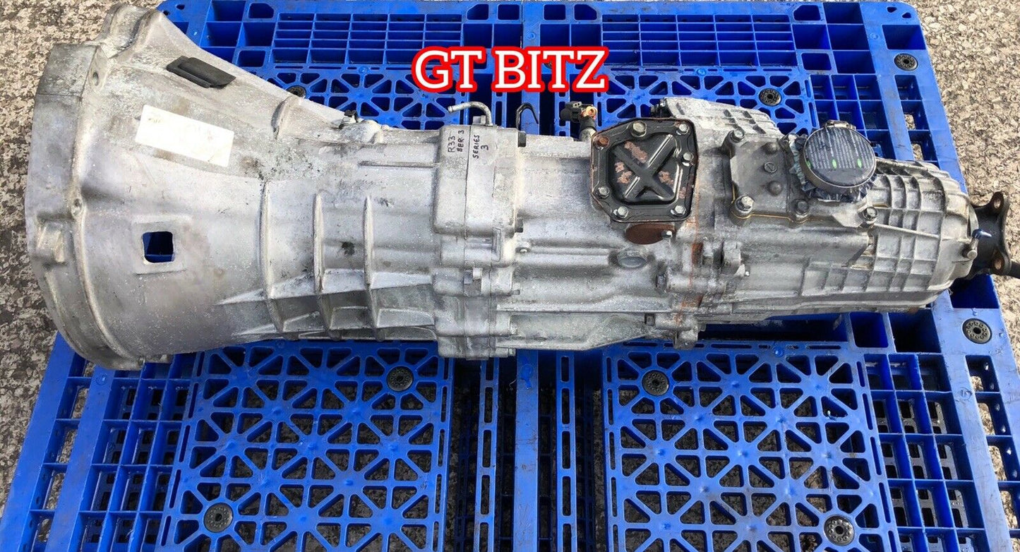 Nissan Skyline GTR R33 V Spec Series 3 Gearbox & Transfer Box Pull Type 24,000 Miles