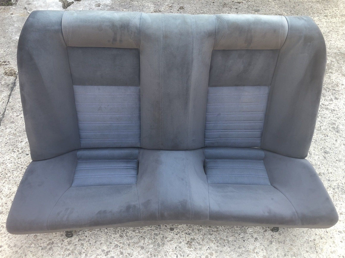 Nissan Skyline GTR R33 Rear Seats Bench Set No Rips Good Condition Blue Grey