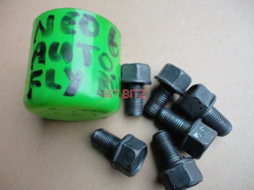 6pc Set Nissan Skyline GT-T GTT R34 RB25 NEO 6 Auto Transmission Flywheel Bolts