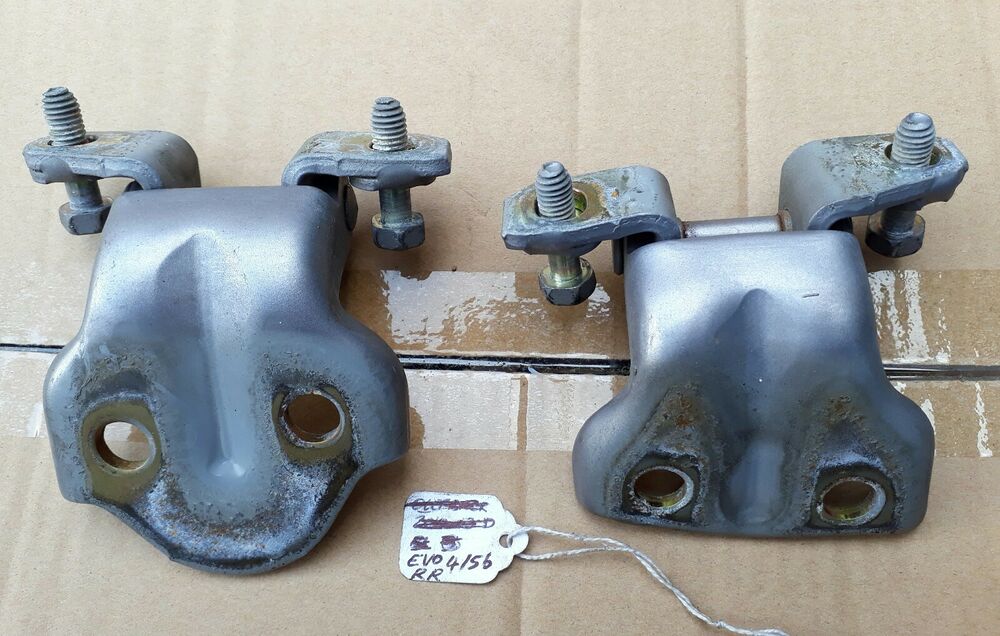 Pair of Mitsubishi Evo 4 Evo 5 Evo 6 IV V VI Rear Right Door Hinges