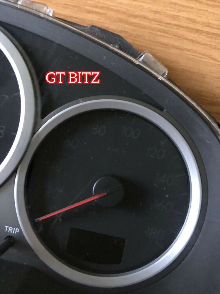 Subaru Impreza STI VER 8 DCCD Speedo Clocks Cluster Gauge Red JDM