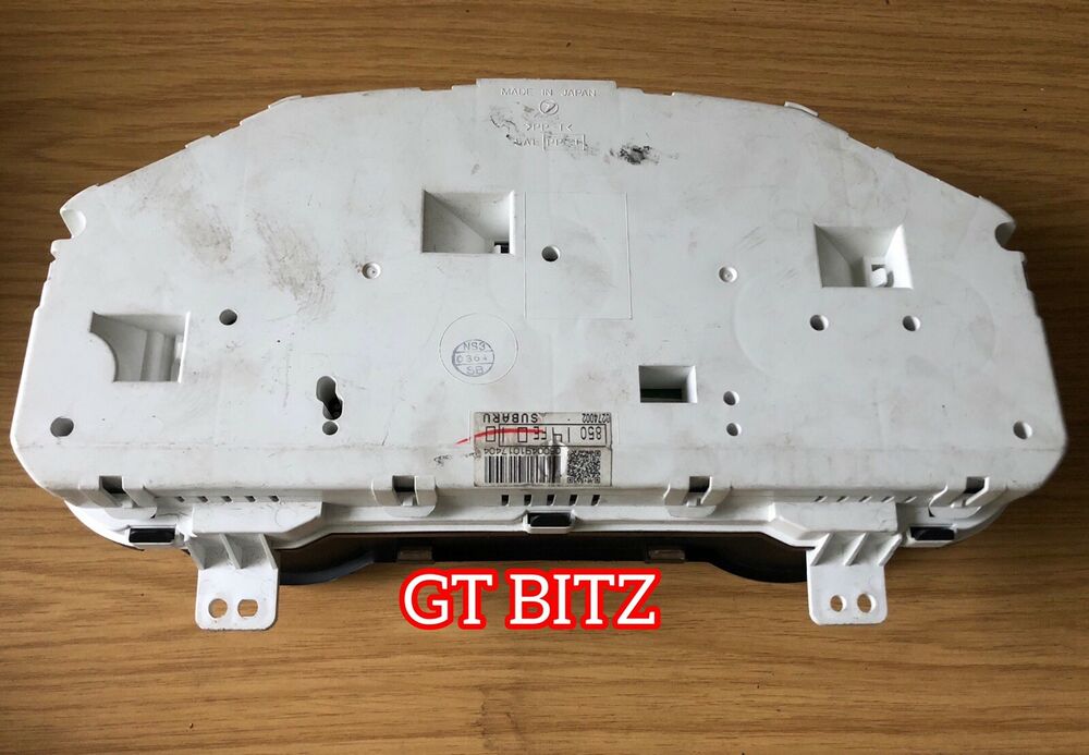 Subaru Impreza STI VER 8 DCCD Speedo Clocks Cluster Gauge Red JDM