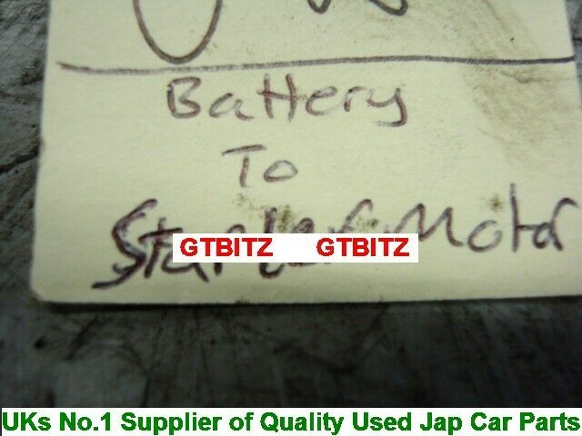 Subaru Impreza STI Ver 8 9 Blobeye Battery to Starter Motor Wiring 2003-2007 JDM