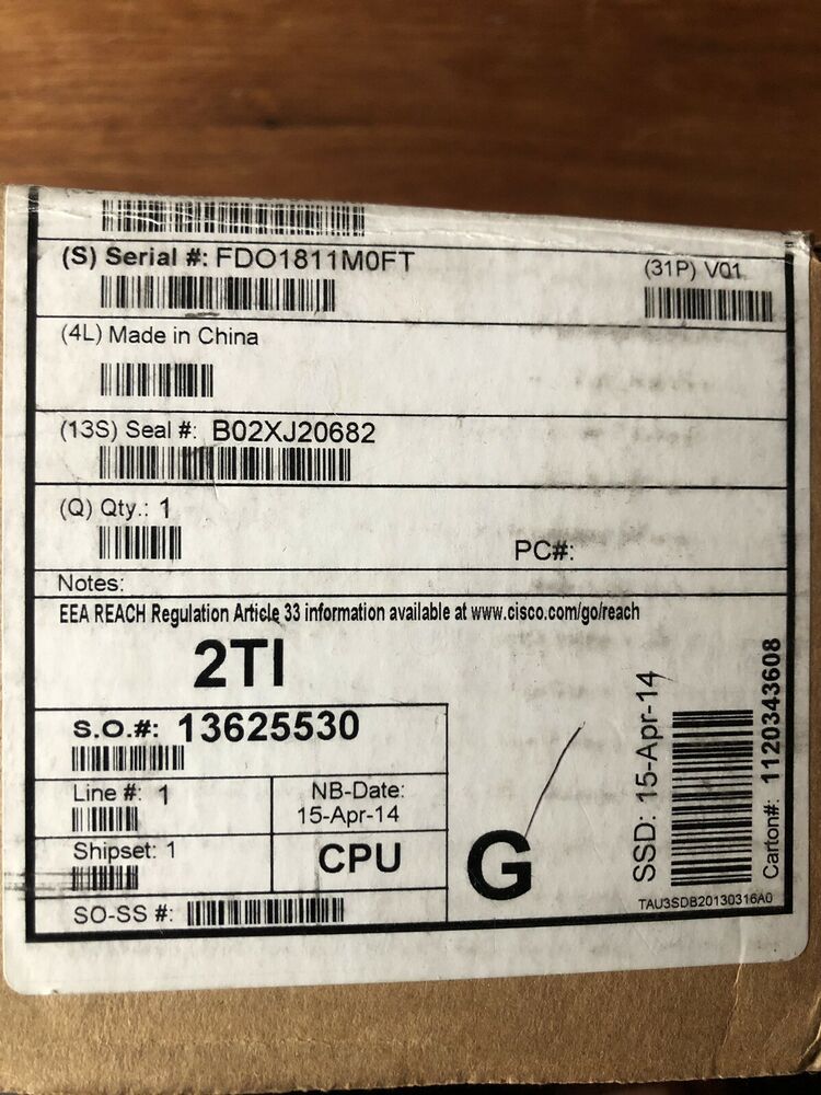 NEW Cisco C3KX-SM-10G 10 Gigabit Service Module ORIGINAL FACTORY BOX