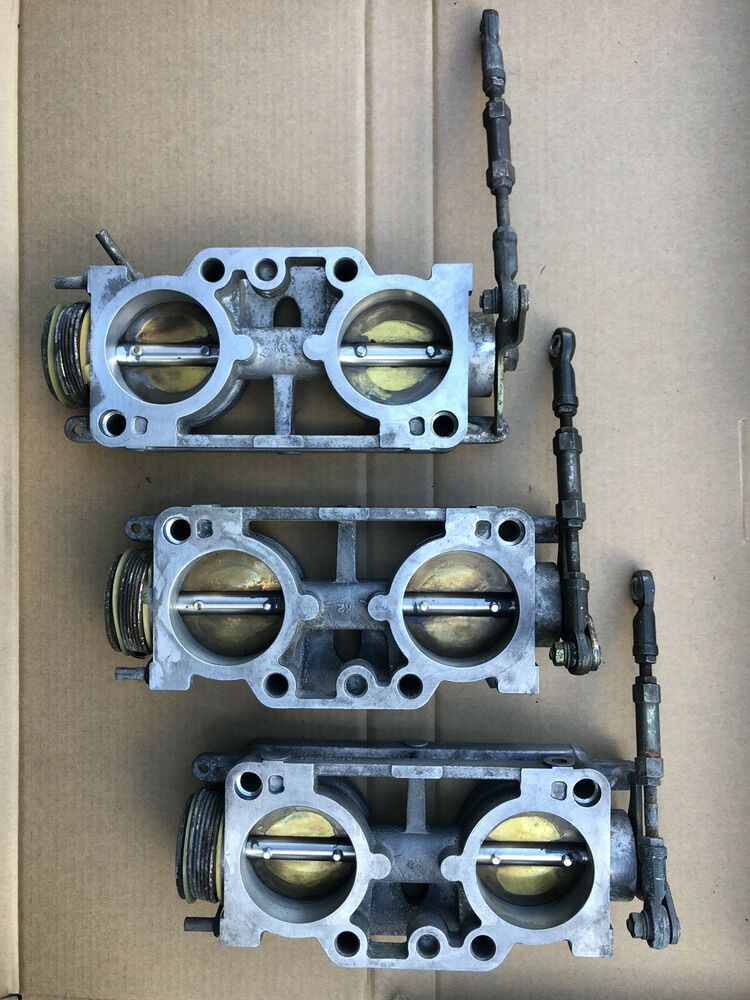 Set of 3 Nissan Skyline GTR R32 R33 R34 RB26 Throttle Bodies