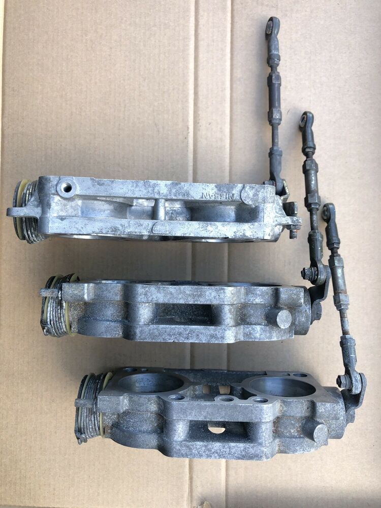 Set of 3 Nissan Skyline GTR R32 R33 R34 RB26 Throttle Bodies