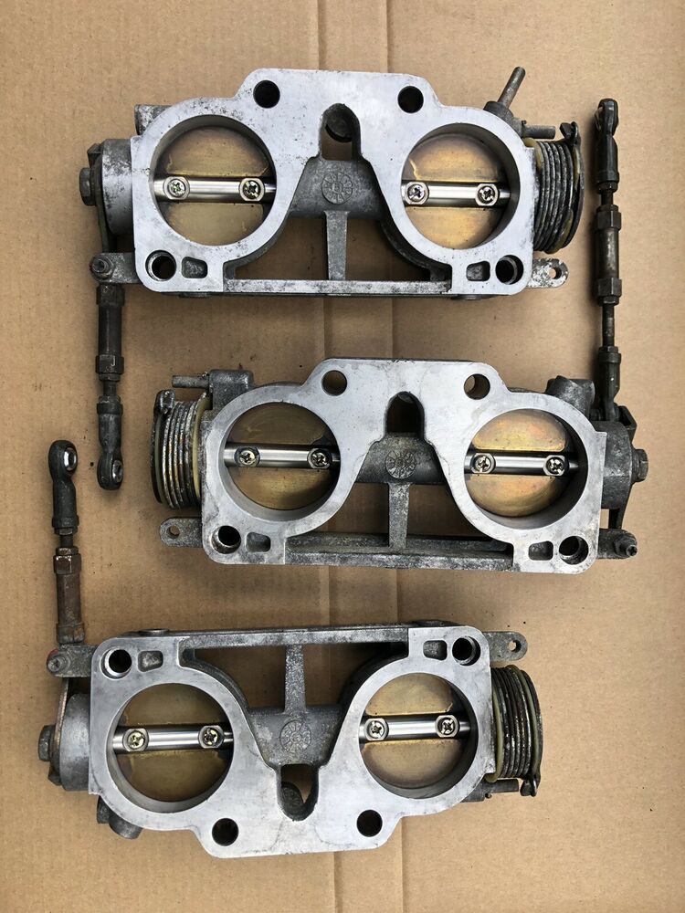 Set of 3 Nissan Skyline GTR R32 R33 R34 RB26 Throttle Bodies