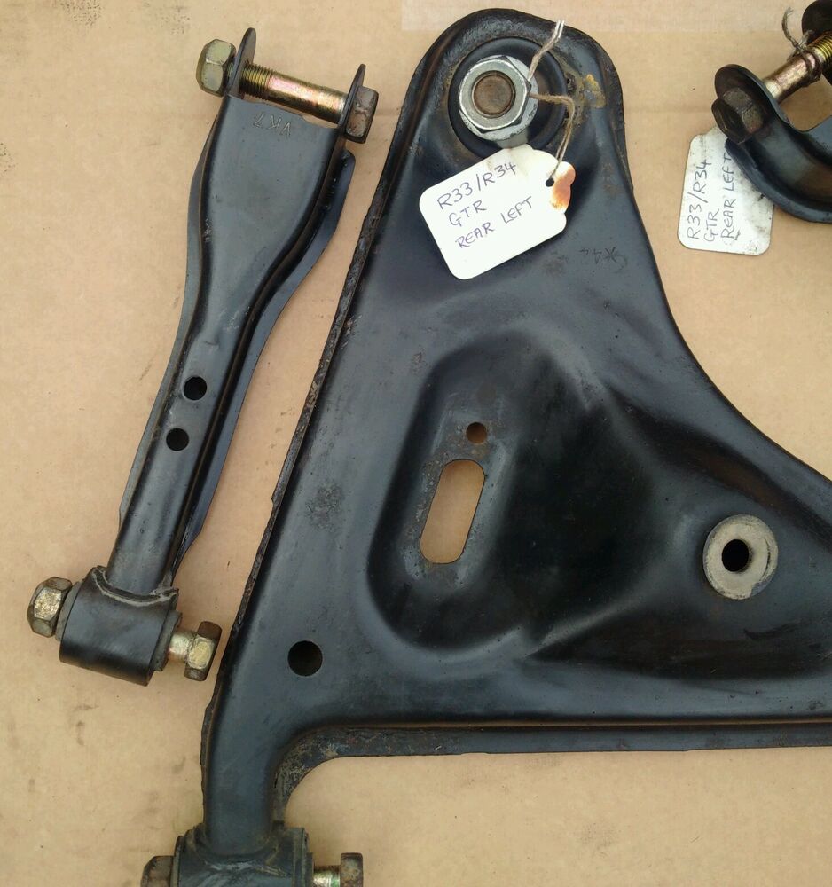 Nissan Skyline GTR R34 Rear Left Upper Arms & Wishbone Set LH