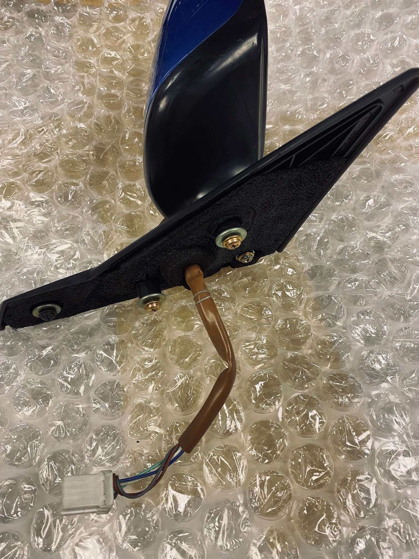 Genuine Subaru Impreza STI Ver 8 Ver 9 Right Wing Side View Mirror Blue 2