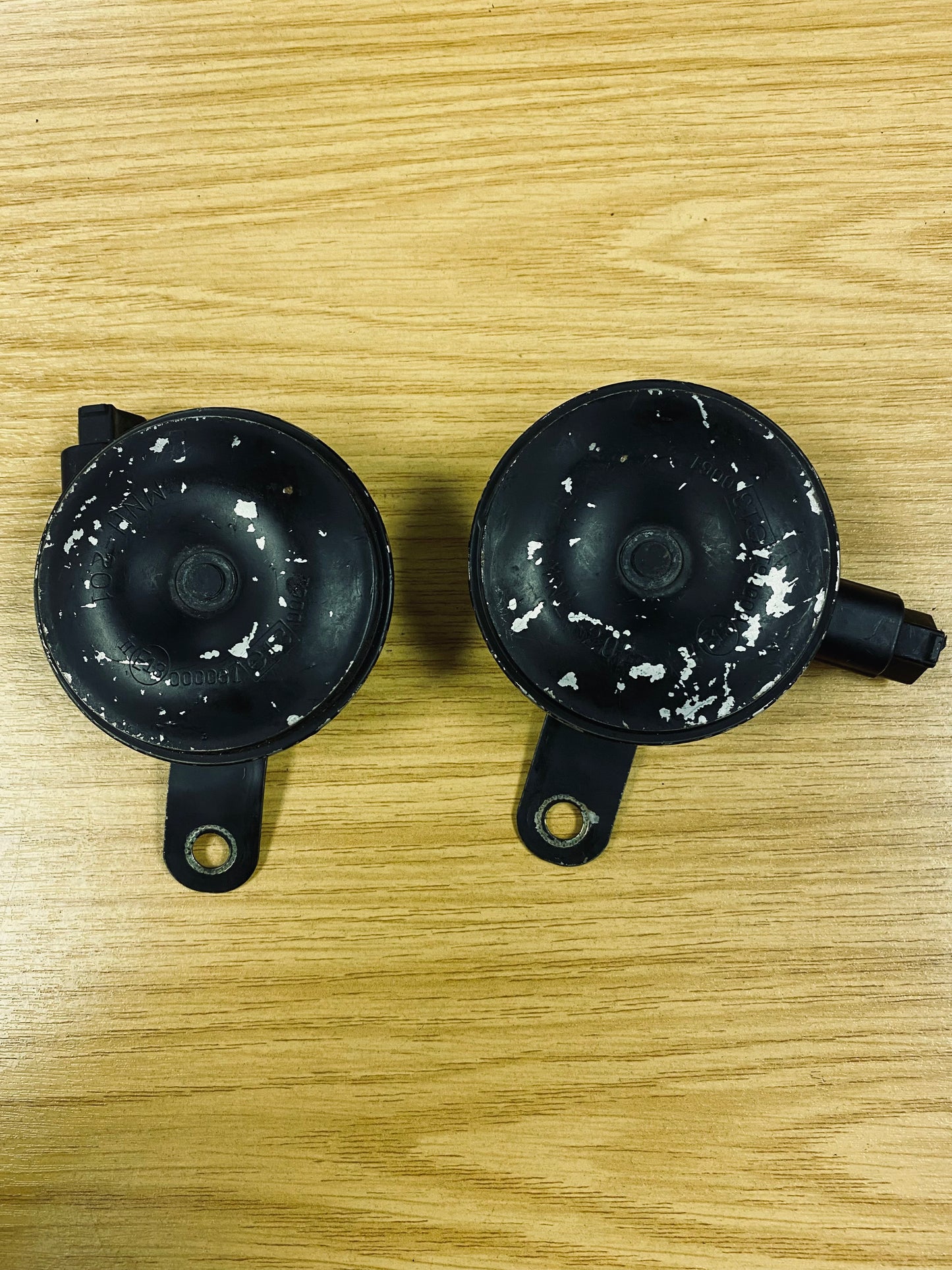 2x Genuine OEM Honda Integra Type R DC5 Dual Twin Horn Horns Pair UK (2)