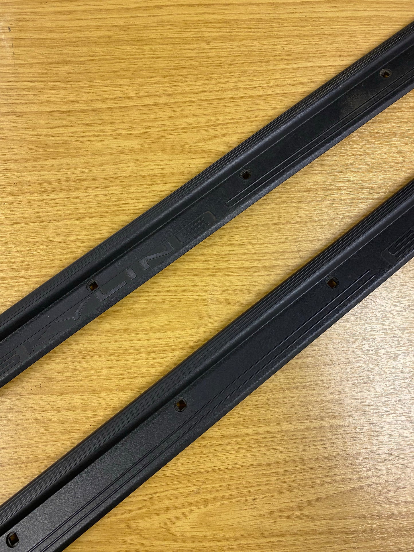 Nissan Skyline GTR R32 BNR32 Door Kick Plates Sills Cover Trim Pair 89-94