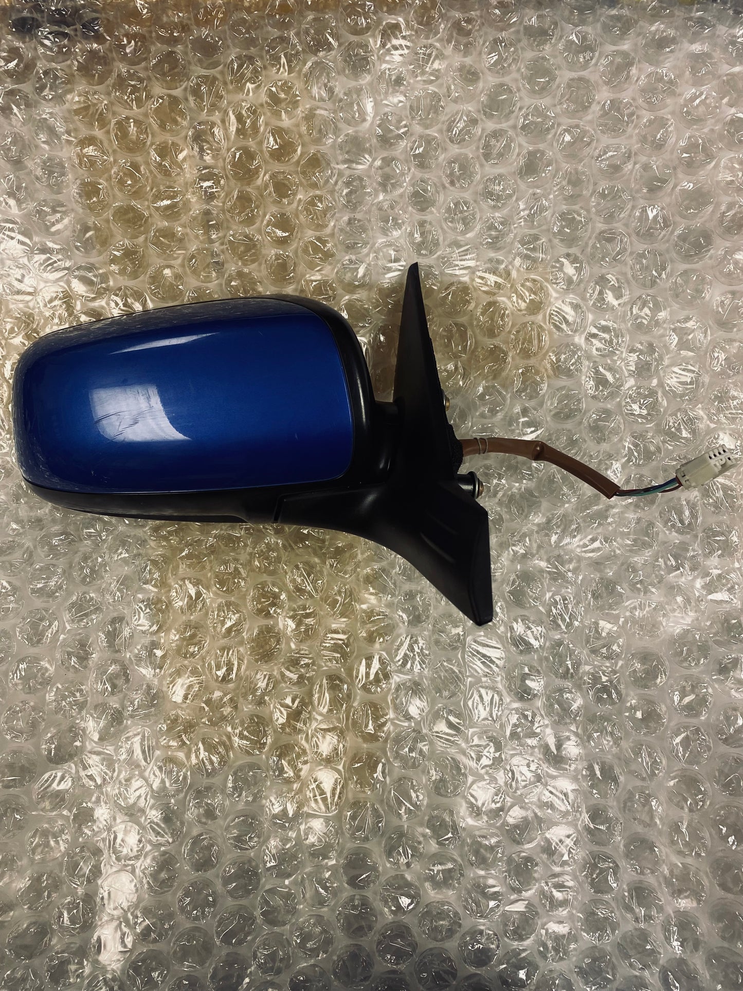 Genuine Subaru Impreza STI Ver 8 Ver 9 Right Wing Side View Mirror Blue 2