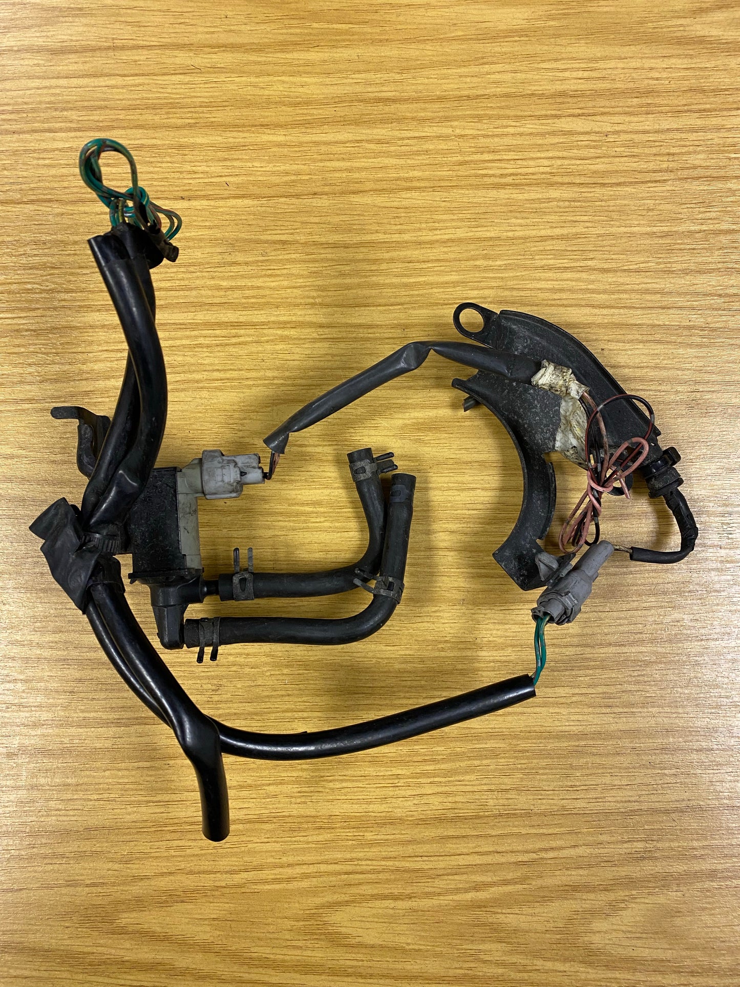 Toyota Starlet Turbo Glanza V 1.3 EP82 EP91 4EFTE Boost Solenoid Bracket Wiring (2)