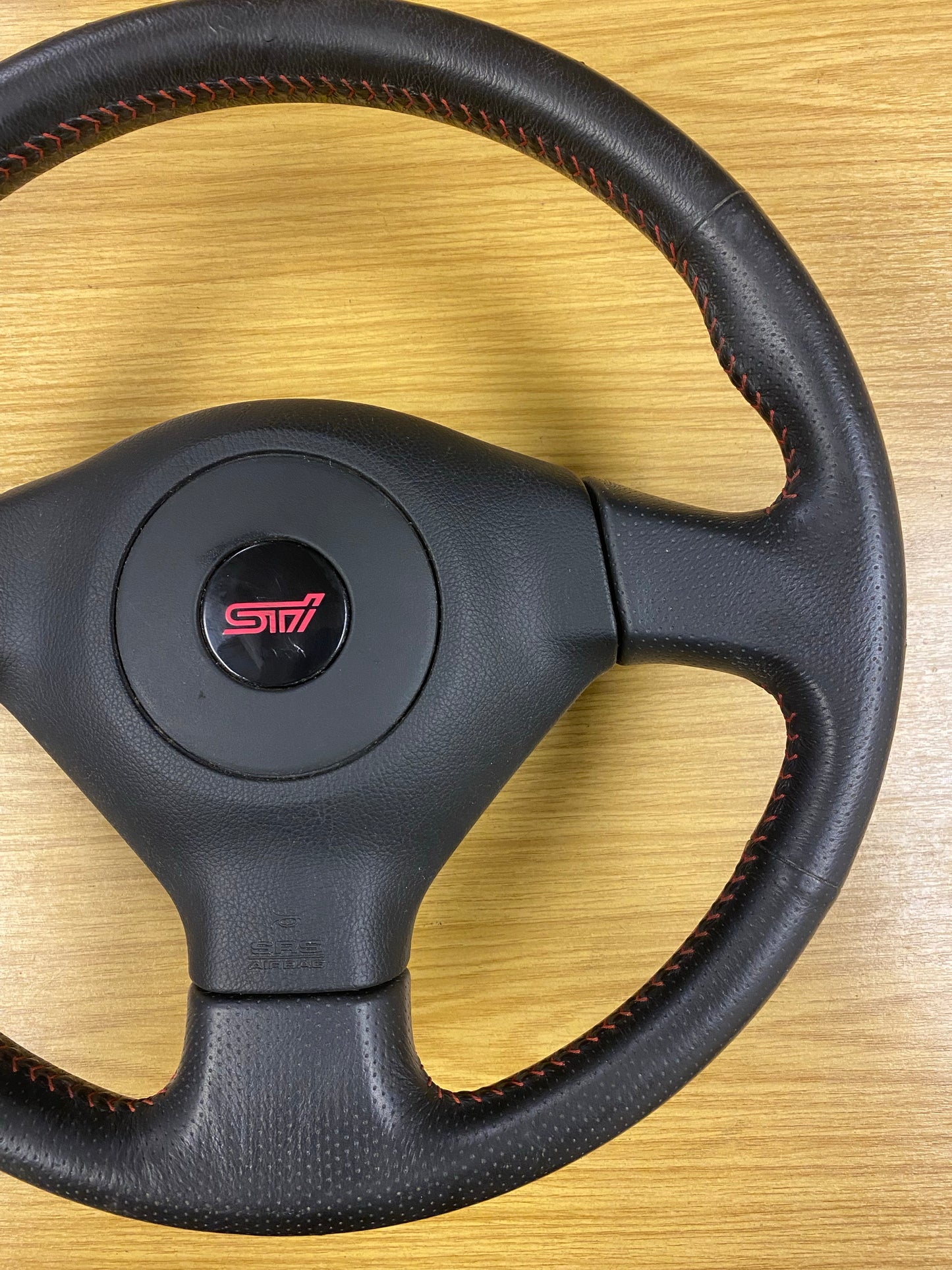 Subaru Impreza WRX STI 9 Hawkeye Spec C 3 Spoke Steering Wheel JDM (1)