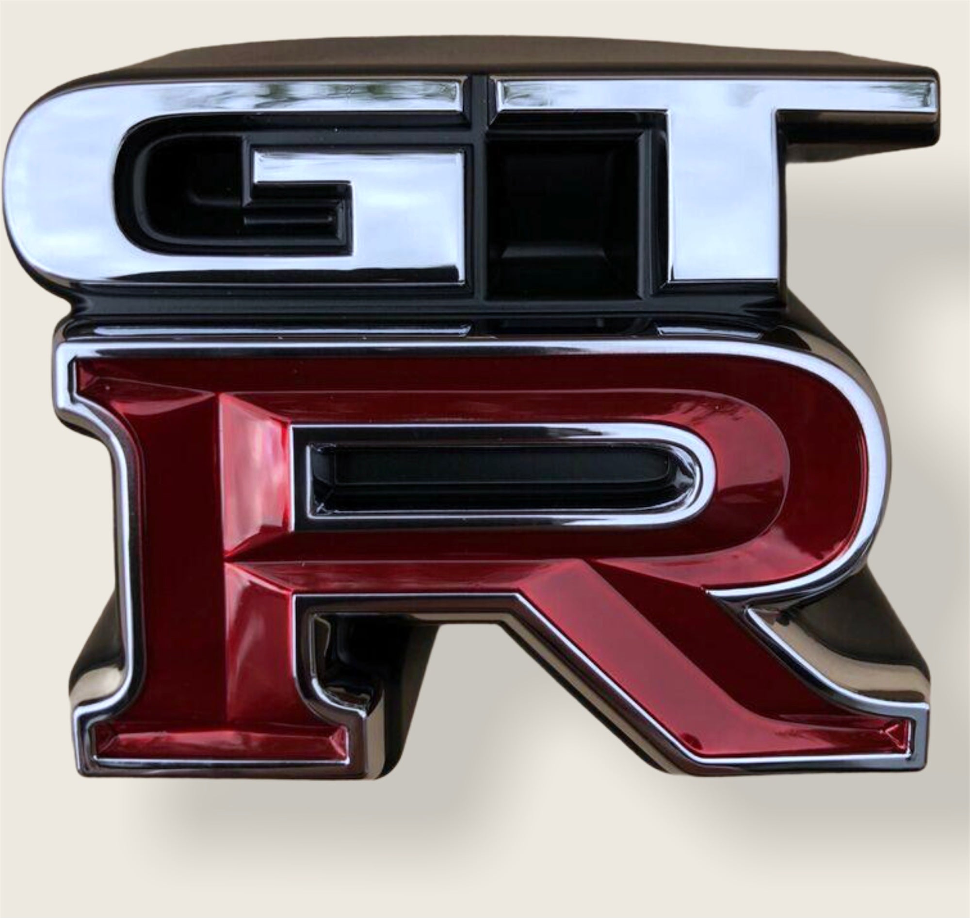 NEW Genuine Nissan Skyline GTR R34 BNR34 Front Bumper Emblem Badge – GT Bitz