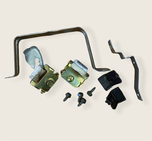 Nissan Skyline GTR GTT R34 Front Left Door Internal Brackets Glass Scrape Pads