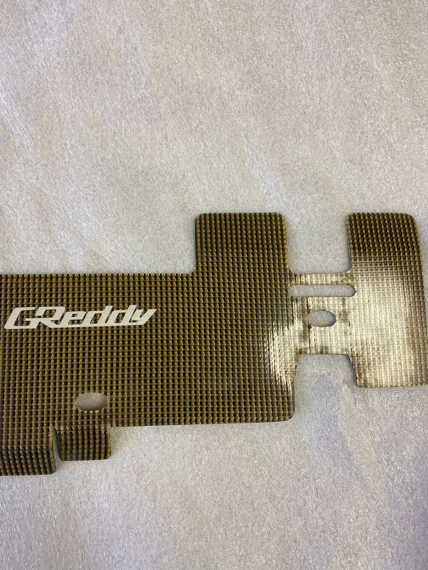 Genuine Greddy Carbon Fibre Air Diversion Plate For Subaru Impreza STI 8 / 9 RARE