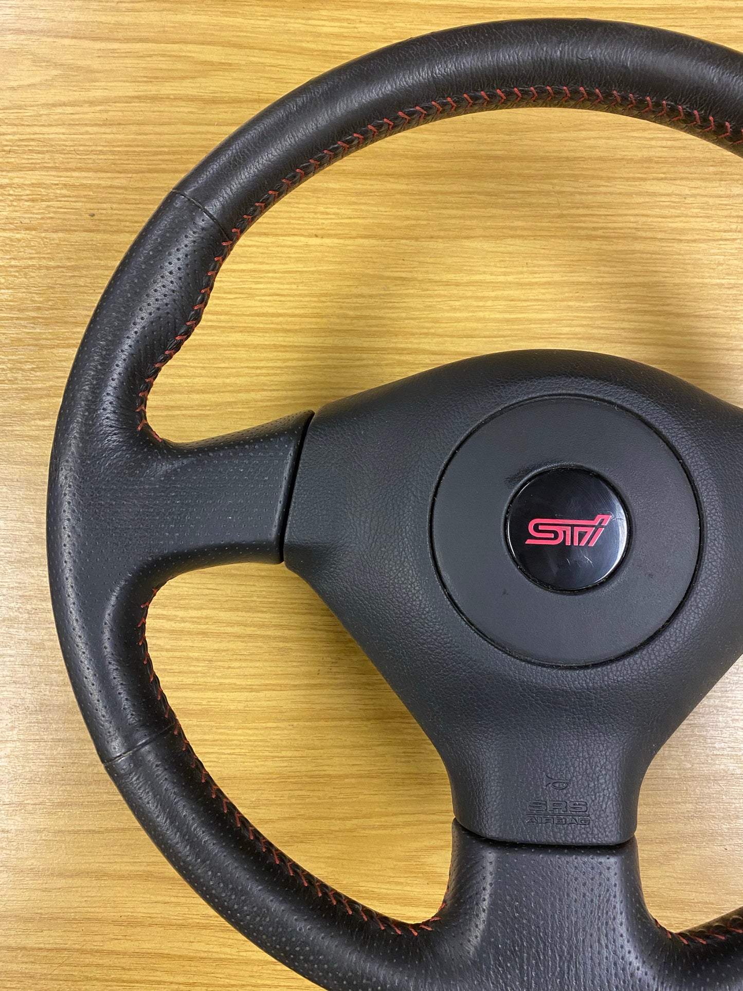 Subaru Impreza WRX STI 9 Hawkeye Spec C 3 Spoke Steering Wheel JDM (1)