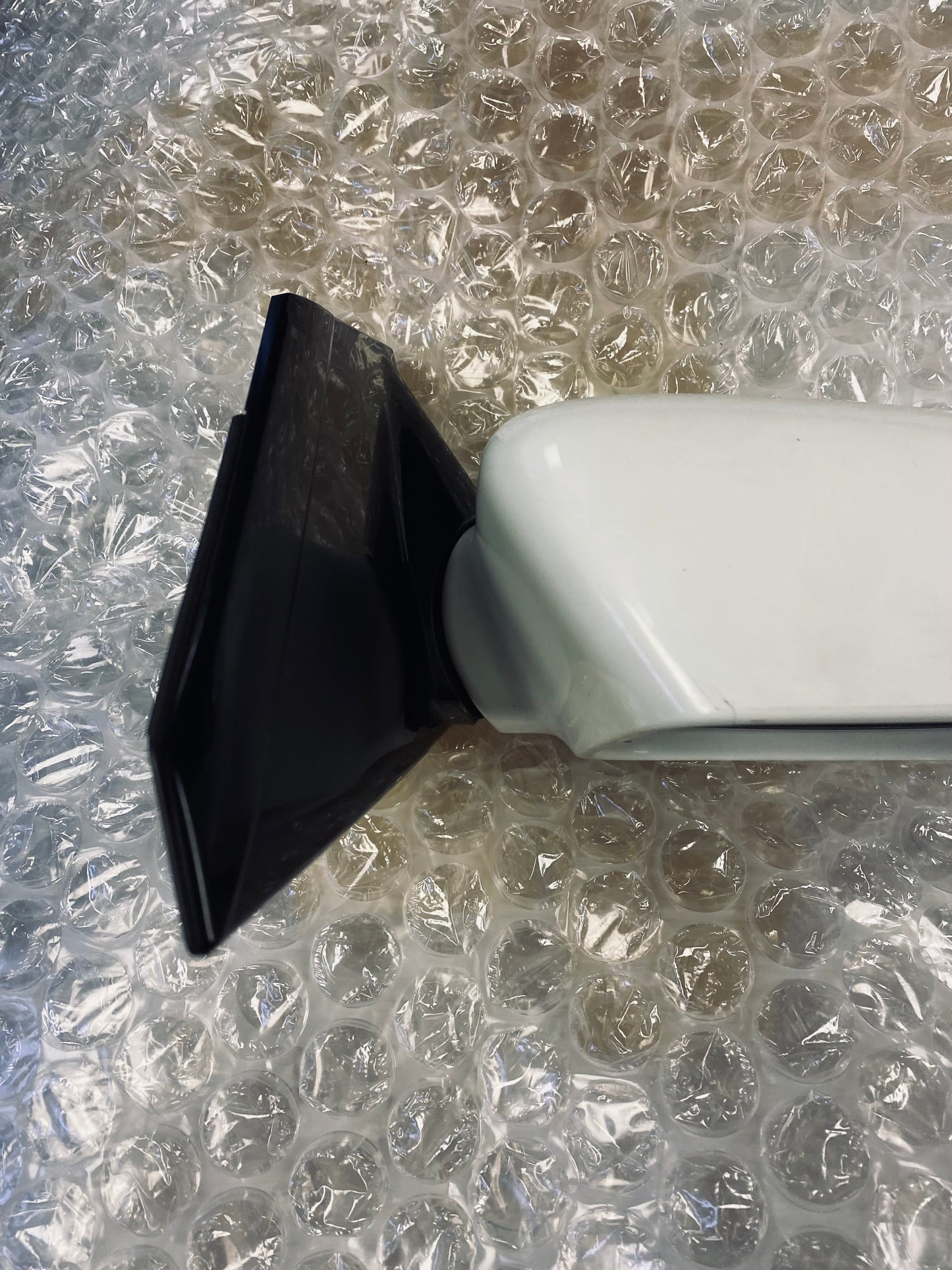 Mitsubishi Lancer Evo 7 VII Right Driver Door Wing Side View Mirror RHS White