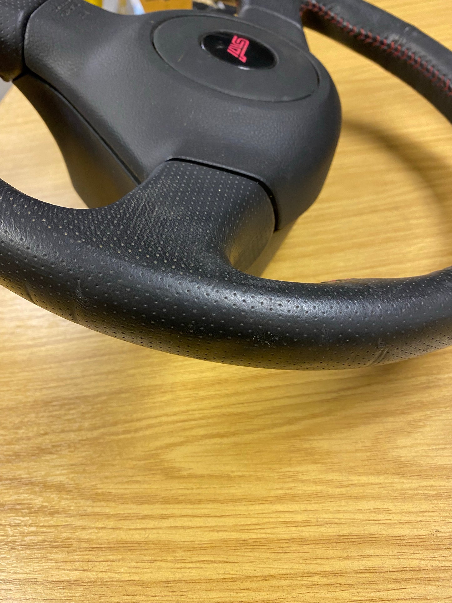 Subaru Impreza WRX STI 9 Hawkeye Spec C 3 Spoke Steering Wheel JDM (1)