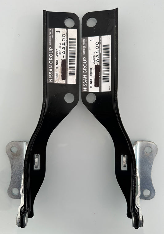 NEW Set of 2 Genuine Nissan Skyline GTR R34 Bonnet Hood Hinge Hinges Assy