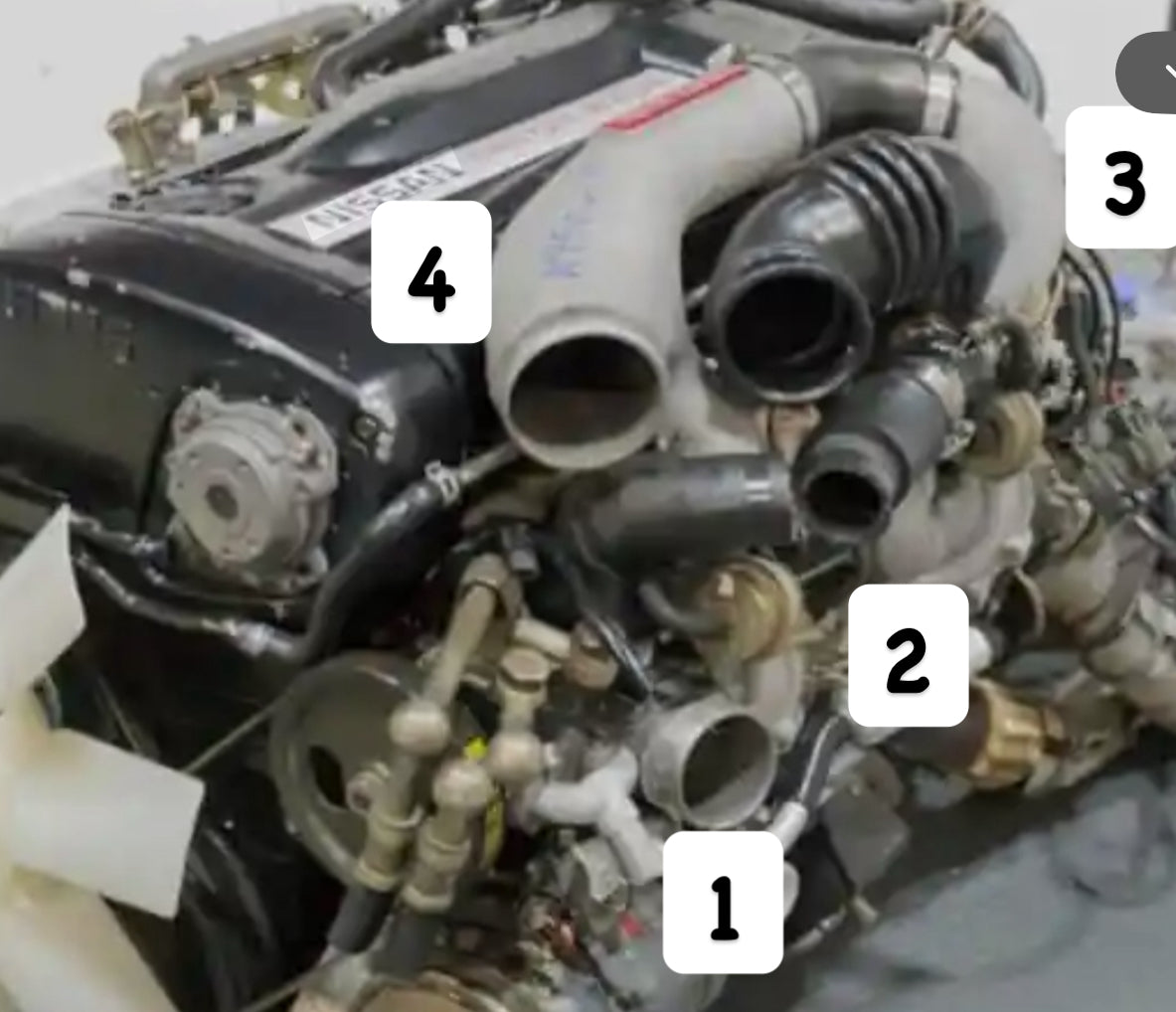 Nissan Skyline GTR R32 Turbo Front Pipes No. 1 & 2