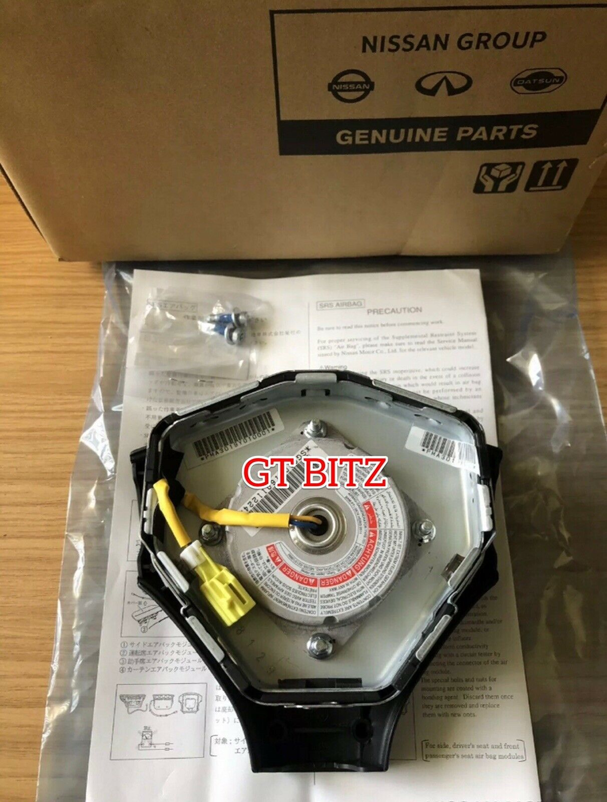 New Nissan Skyline GTR R34 Steering Centre Trim SRS Airbag Air Bag Horn BNIB