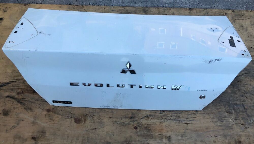 Mitsubishi Evo 7 VII Boot Lid Bootlid Trunk + Badges / Emblems