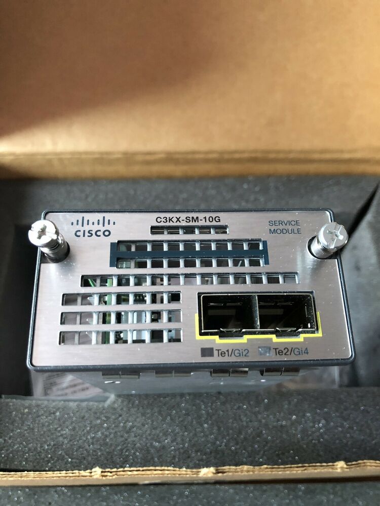 NEW Cisco C3KX-SM-10G 10 Gigabit Service Module ORIGINAL FACTORY BOX