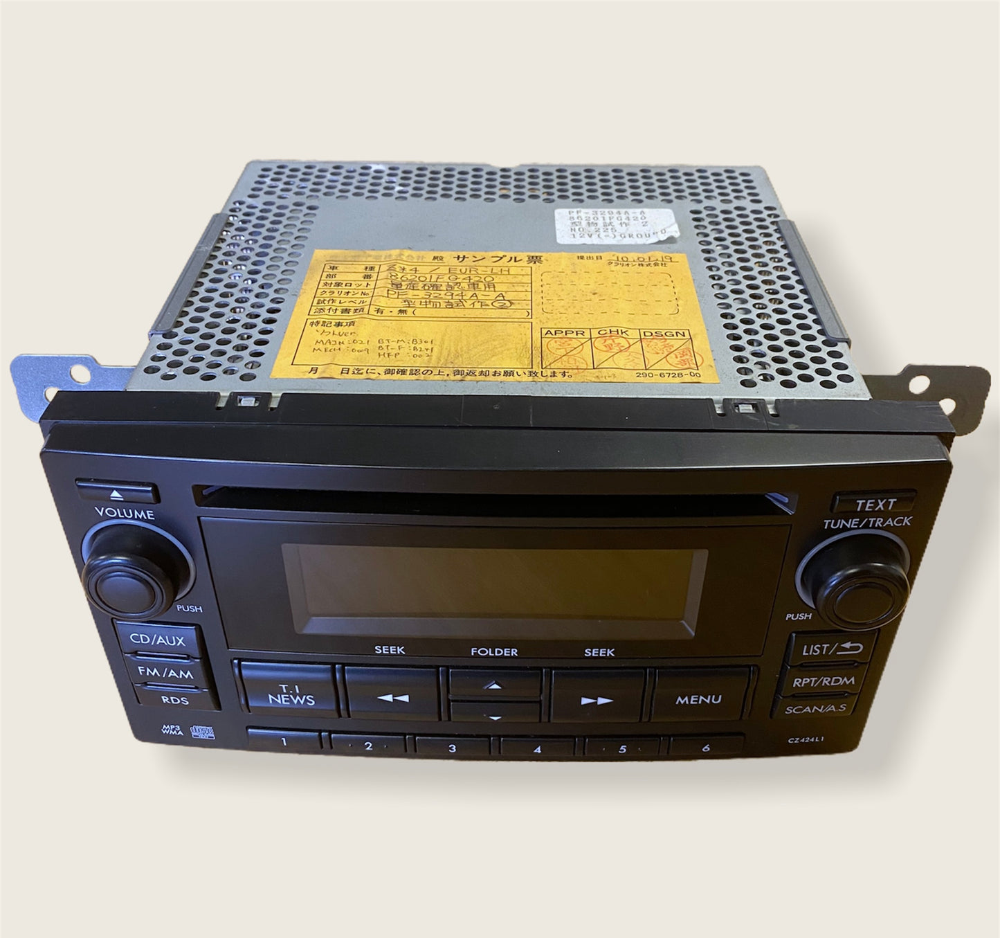 Subaru Impreza Hatchback GR GH G3 Media Radio CD Aux MP3 WMA Head Unit