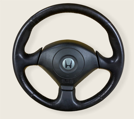 Honda S2000 Complete Steering Wheel SRS OEM Leather 3 Spoke UK Parts
