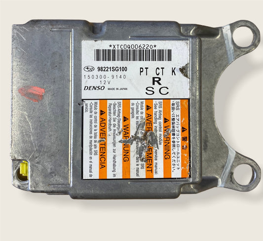 Subaru Forester SJ SRS Air Bag Airbag Control Module Unit Denso 98221SG100