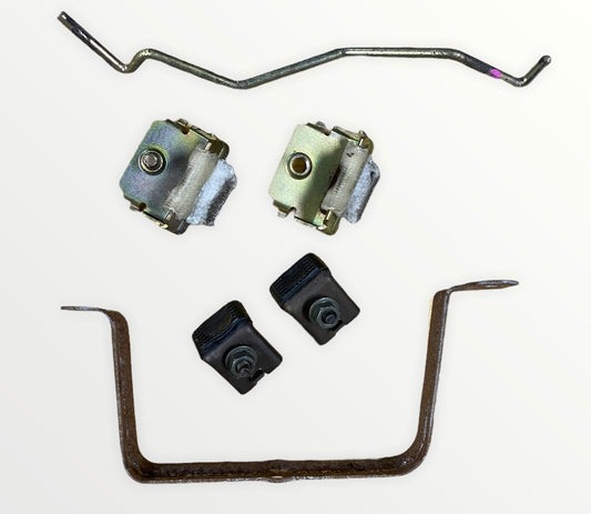 Skyline GTR GTT R34 Front Right Door Internal Parts Bracket Glass Scrape Pads (1)