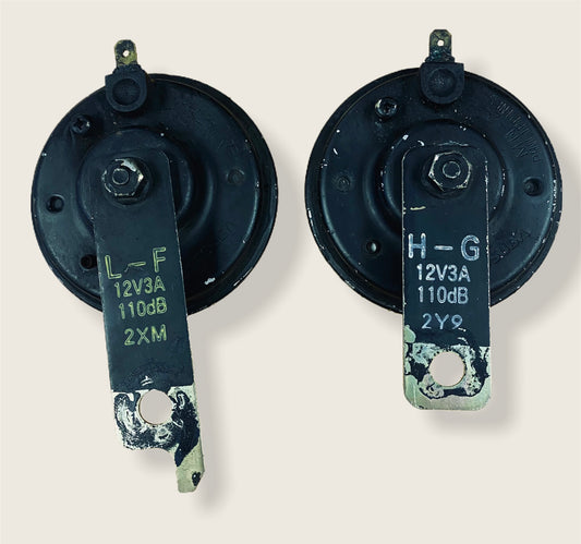 2x Genuine OEM Subaru Impreza WRX STI Ver 7 8 Horns Horn UK STOCK 02-05 (3)