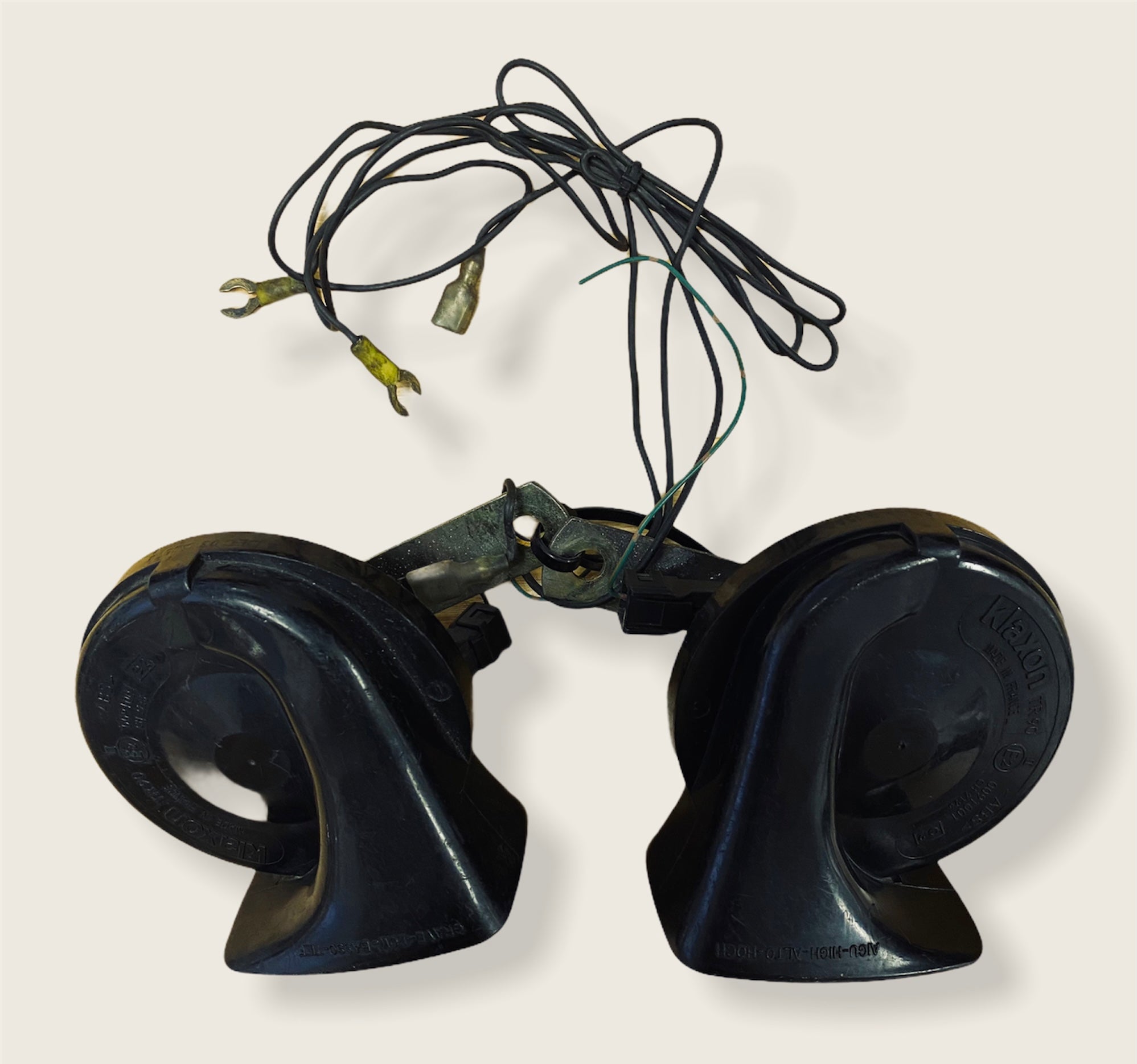 Dual Twin Horn Horns Assembly Wires Pair Nissan Skyline GTR R34 BNR34 ...
