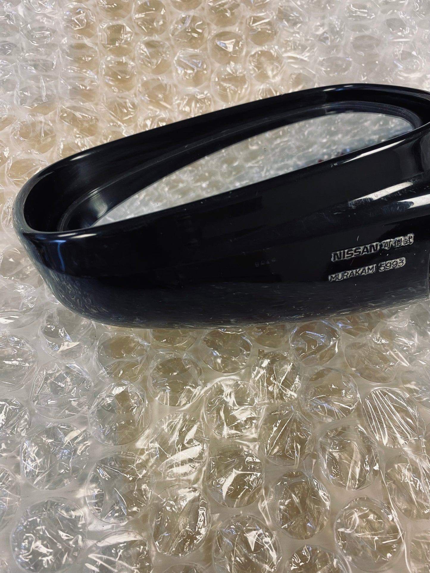 Nissan Skyline GTR R34 Left Passenger Door Wing Side View Mirror LHS Black GV1 2