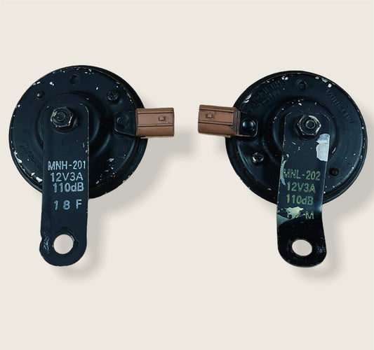 2x Genuine OEM Honda Integra Type R DC5 Dual Twin Horn Horns Pair UK (1)