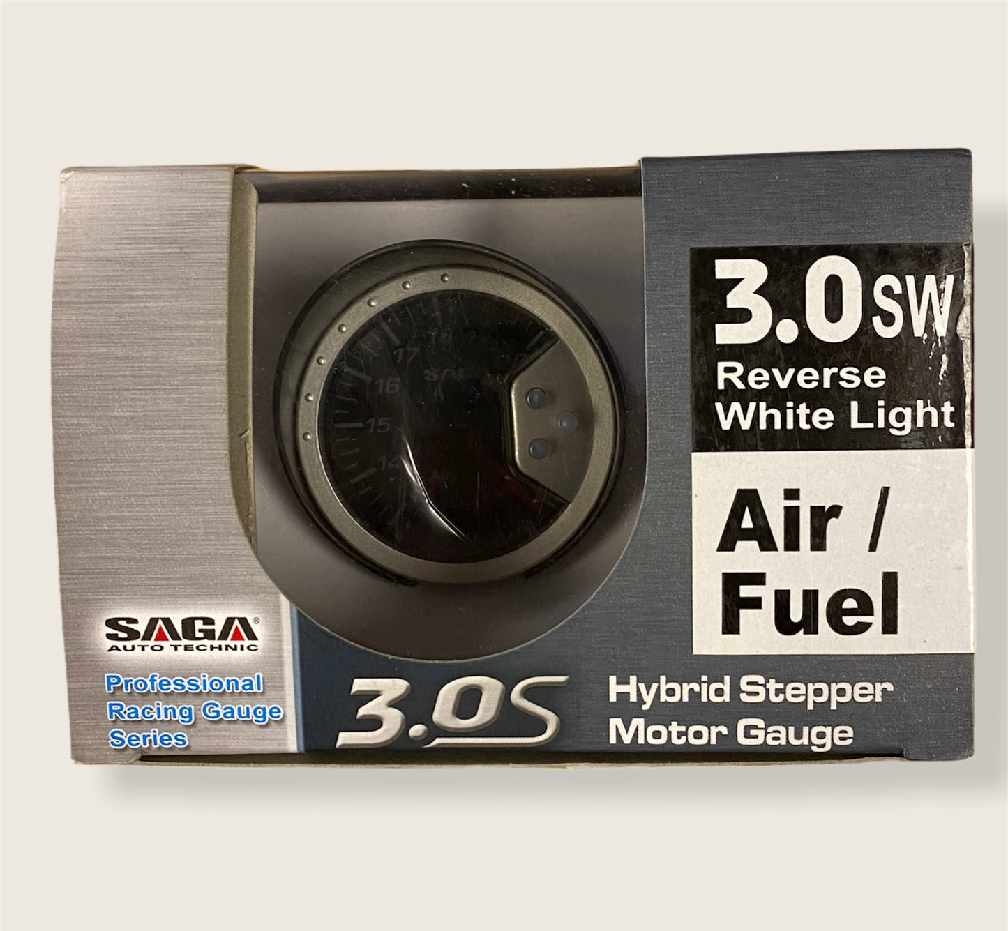 Swoosh Saga 3.0s Professional Racing Hybrid Stepper Motor Air / Fuel Gauge