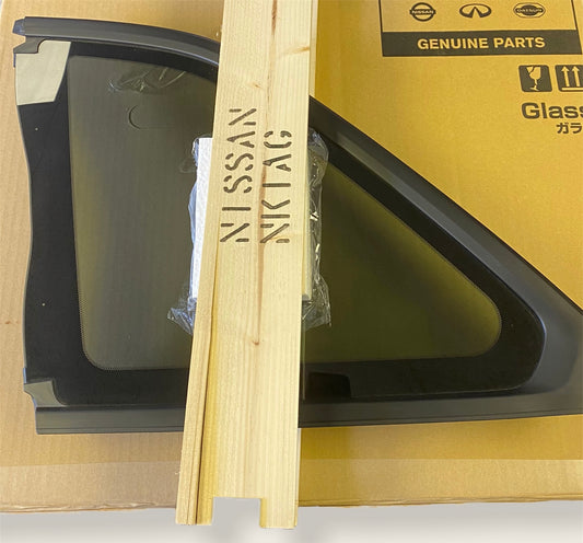 Brand New Genuine Nissan Skyline GTR GTT R34 Rear Left Quarter Window Glass LHS