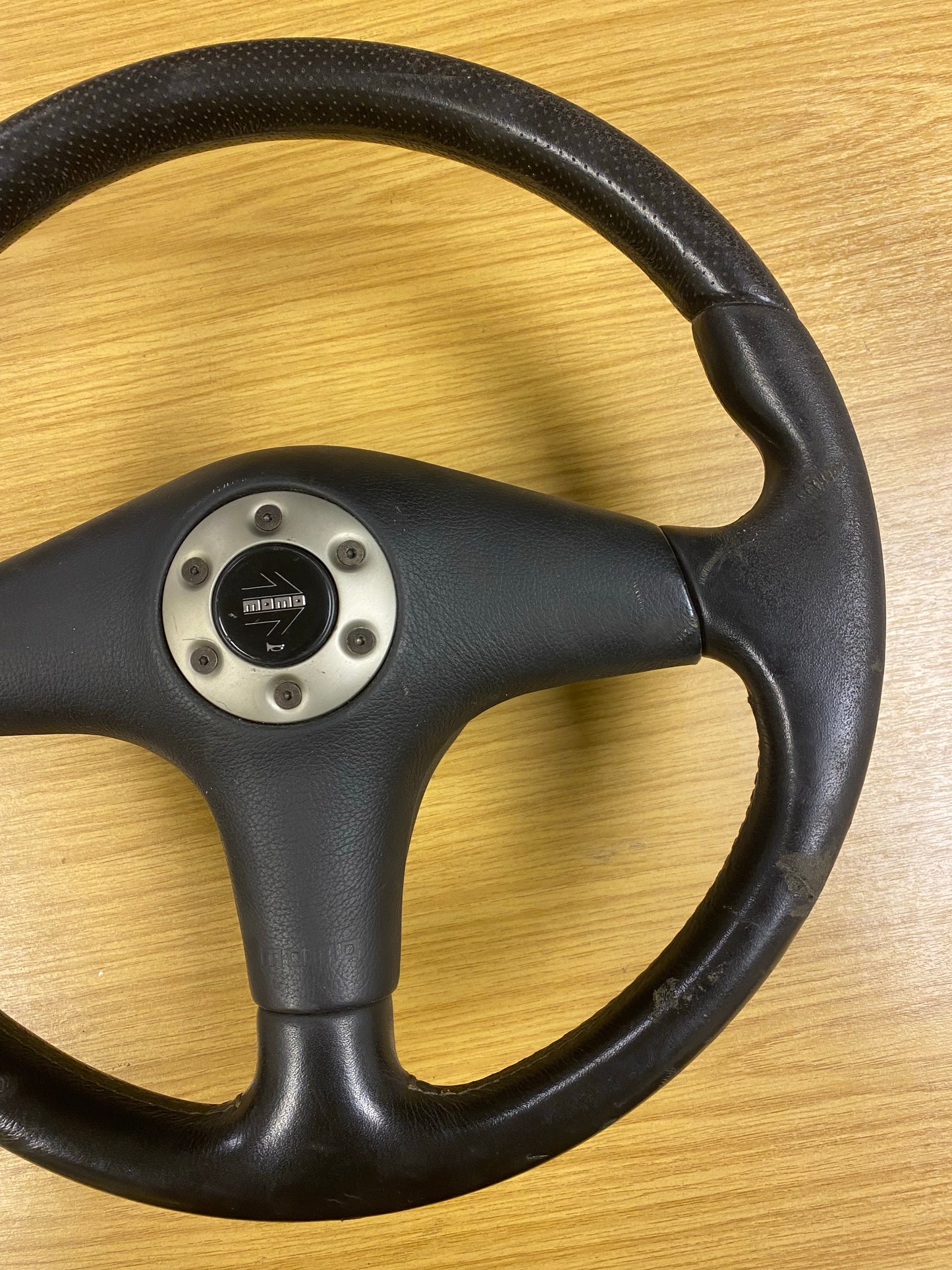 JDM MOMO Leather Steering Wheel For Mitsubishi Lancer Evolution Evo 5 V RS